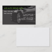 Automatische reparatieservices visitekaartje (Voorkant / Achterkant)