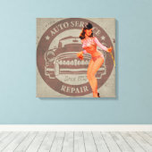  automatische service canvas afdruk (Insitu (Houten vloer))