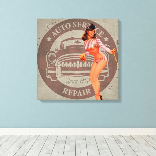  automatische service canvas afdruk (Insitu (Houten vloer))