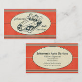 Automatische service en reparatie van de computer visitekaartje (Voorkant / Achterkant)