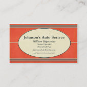 Automatische service en reparatie van de computer visitekaartje (Achterkant)