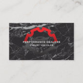 Automatische service Logo-moersleutels | zwart mar Visitekaartje (Voorkant)