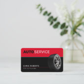 Automatische service | Modern Visitekaartje (Staand voorkant)