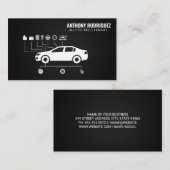 Automatische services | Schema Visitekaartje (Voorkant / Achterkant)