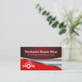 Automatische servicesleutel | Autodiensten Visitekaartje (Staand voorkant)