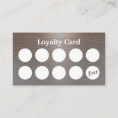 Automatische specificatie van autowrakken klantenkaartje (Achterkant)