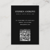 Automatische specificatie van de reparatie van mot visitekaartje (Achterkant)