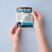 Automatische specificatie van het stroomverbruik v flyer (Hand)