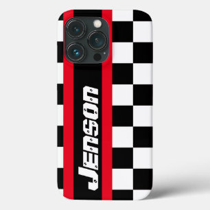 Automatische sportwedstrijden, geveegde vlag  Case-Mate iPhone case