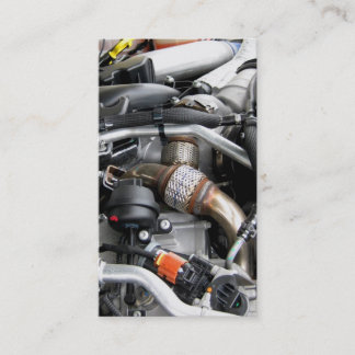 Automatische technicus 2 voor reparatie van auto-o visitekaartje