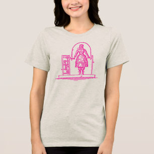 Automatische Touw-springer [magenta] Spaghettitop Tri-Blend Shirt