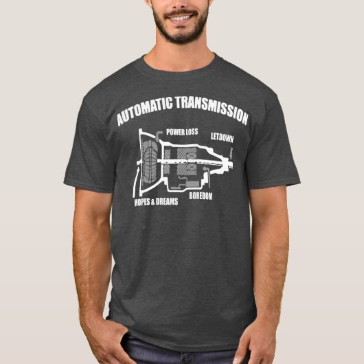 Automatische transmissiemethode t-shirt (Voorkant)