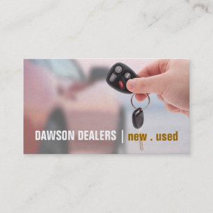 Automatische verkoop, dealers, Visitekaartje auto'