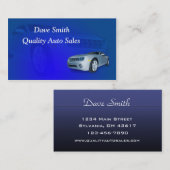 Automatische verkoop en service visitekaartje (Voorkant / Achterkant)