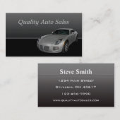 Automatische verkoop en service visitekaartje (Voorkant / Achterkant)