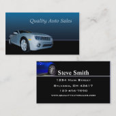 Automatische verkoop en service visitekaartje (Voorkant / Achterkant)