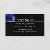 Automatische verkoop en service visitekaartje (Achterkant)