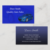 Automatische verkoop en service visitekaartje (Voorkant / Achterkant)