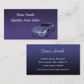 Automatische verkoop en service visitekaartje (Voorkant / Achterkant)