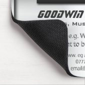 Automatische verkoop - faux metal, zilveren automa muismat (Hoek)