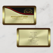 Automatische verkoop - Klassieke Sportscar-Logo op Visitekaartje (Voorkant / Achterkant)