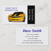 Automatische verkoopservice visitekaartje (Voorkant / Achterkant)