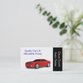 Automatische verkoopservice visitekaartje (Staand voorkant)