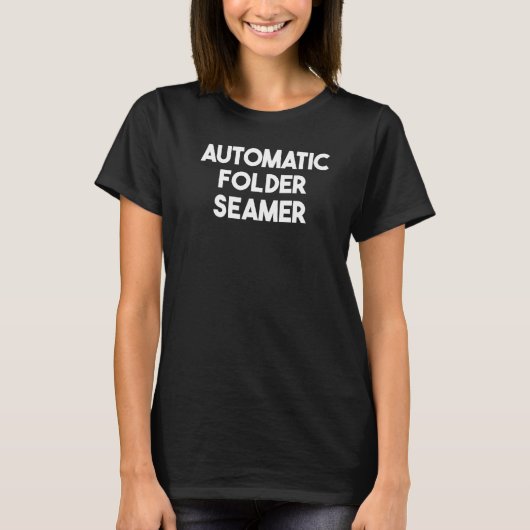Automatische Vouwmapmachine   T-shirt (Voorkant)
