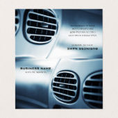 automatische wisselstroomservice visitekaartje (Buitenkant ongevouwen)