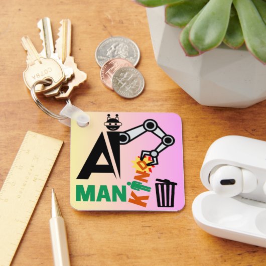 Automatisering van kunstmatige intelligentie (AI) Sleutelhanger (Bureau)