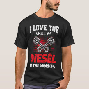 Automechanicien Ik hou van de diesellucht Mechanis T-shirt