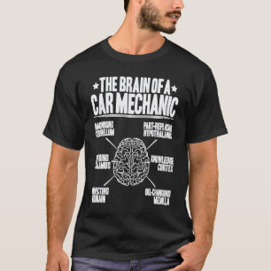 Automechanicien typisch brein automonteur t-shirt