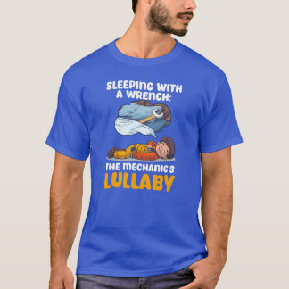 Automechanicus die slaapt met sleutel Mechanica Lu T-shirt
