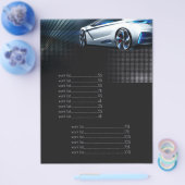 Automechanische Snel Service Prijslijst Auto Flyer (Enkel)