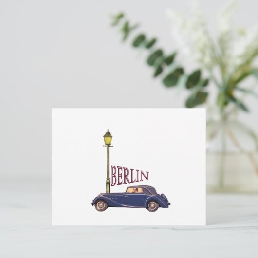  Automobiel 1920 - Berlijn Briefkaart (Staand voorkant)