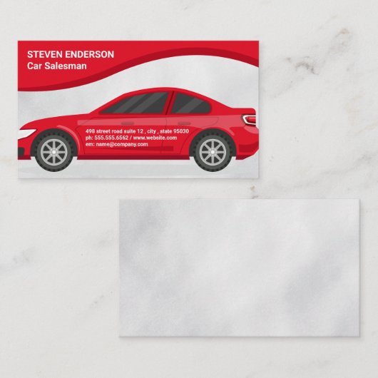 Automobiel | Autohulp Visitekaartje (Voorkant / Achterkant)