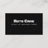 Automobiel / automatisch mechanisch Visitekaartje  (Achterkant)