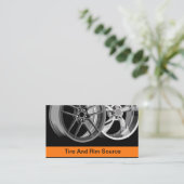 Automobiel Bandenvelgen Auto Supplies Visitekaartje (Staand voorkant)