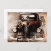  Automobiel Briefkaart (Voorkant / Achterkant)