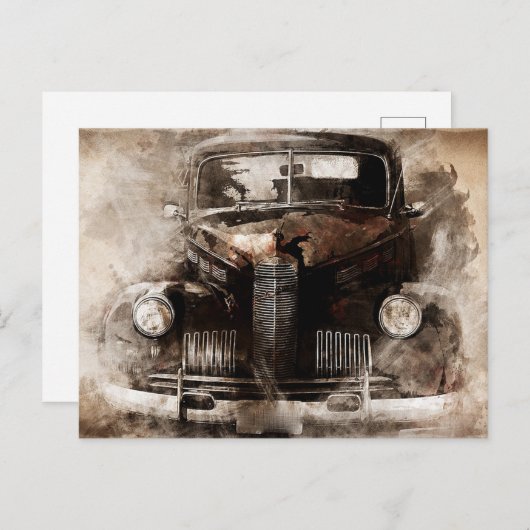  Automobiel Briefkaart (Voorkant / Achterkant)