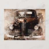  Automobiel Briefkaart (Voorkant)