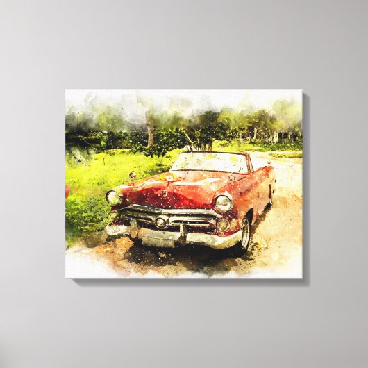 Automobiel Canvas Afdruk (Voorkant)