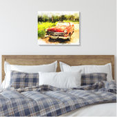 Automobiel Canvas Afdruk (Insitu (Slaapkamer))