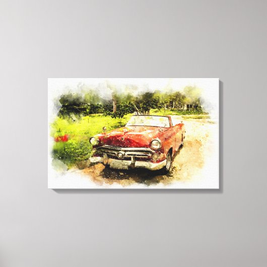 Automobiel Canvas Afdruk (Voorkant)