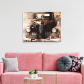 Automobiel Canvas Afdruk (Insitu (Woonkamer))