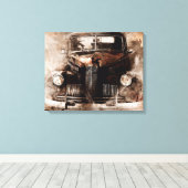 Automobiel Canvas Afdruk (Insitu (Houten vloer))