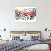 Automobiel Canvas Afdruk (Insitu (Slaapkamer))