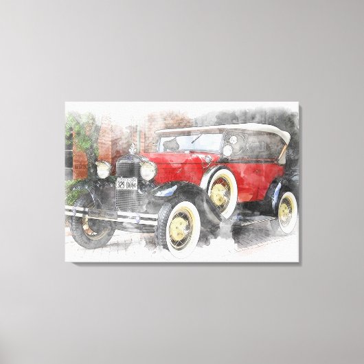Automobiel Canvas Afdruk (Voorkant)