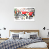 Automobiel Canvas Afdruk (Insitu (Slaapkamer))
