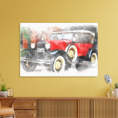 Automobiel Canvas Afdruk (Insitu (Woonkamer))